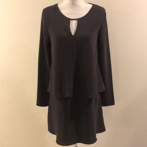 Everly tiered dress Medium classic comfort smoke grey